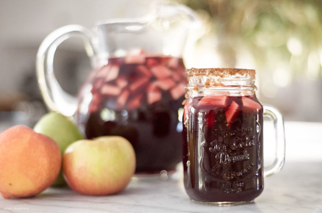 apple pear autumn sangria