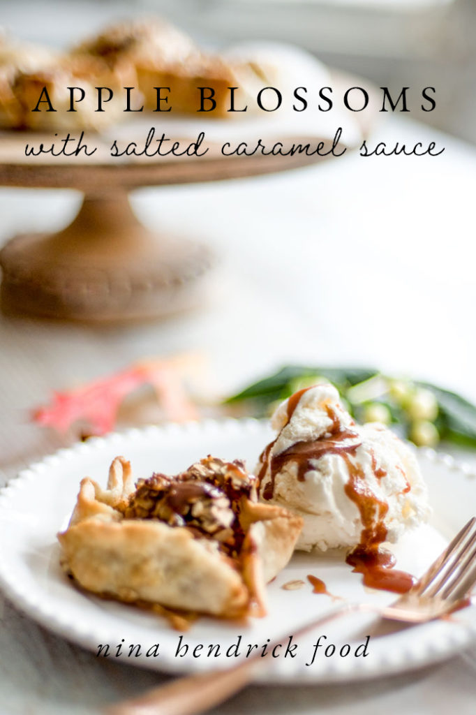 Apple Blossoms Recipe With Salted Caramel Sauce