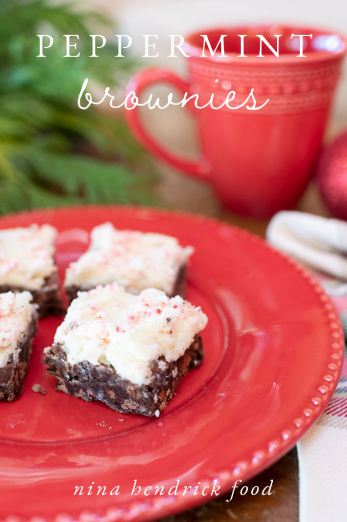 Peppermint Brownies recipe from a box mix