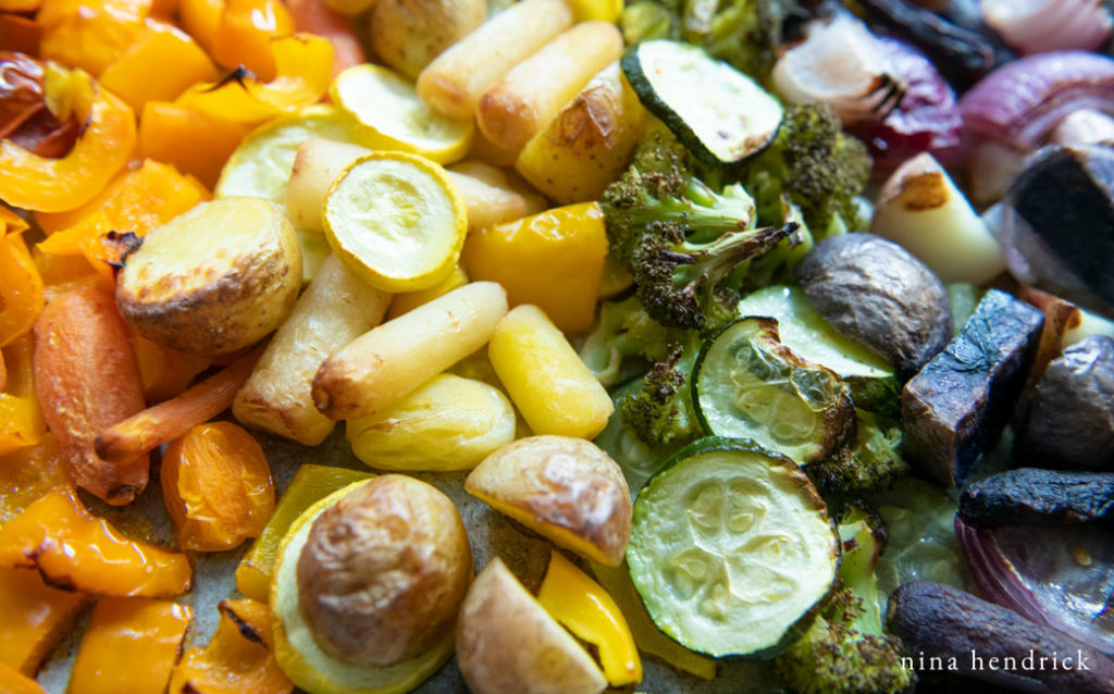 Colorful Roasted Sheet-Pan Vegetables